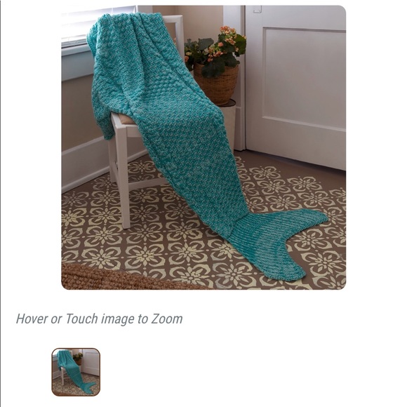 Cracker Barrel Accessories - Mermaid Blanket NWT